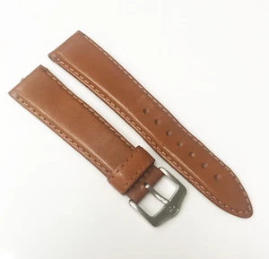 Genérico Nuevo Tono Marrón Medio 20mm Cuero Genuino Correa de Reloj - Imagen 1 de 5