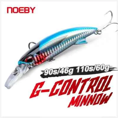 NOEBY G-Control Minnow Fishing Lure Heavy Sinking for Sea Fishing 90mm/110mm - Image 1 of 4