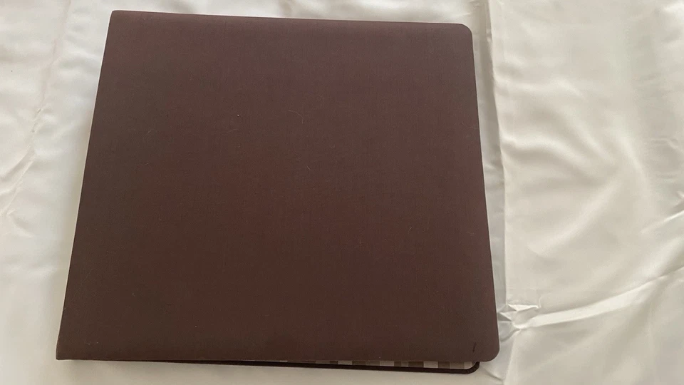 Colorbok The Perfect Scrapbook Post encuadernado tela marrón 12x12  Foto 1 de 4