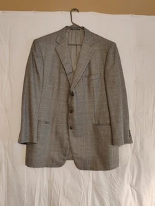 Ermenegildo Zegna Sportmantel Trofeo Seide grau Wolle/Seide Sportmantel Made in Italy - Bild 1 von 17
