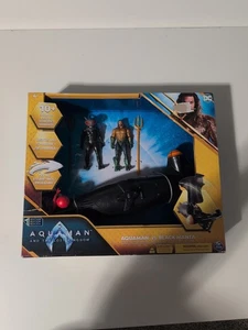 DC Comics Aquaman vs Black Manta Action Figure Battle Set con sottomarino - Foto 1 di 3