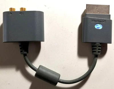 ADATTATORE AUDIO - Grigio per XBOX 360 - ORIGINALE Microsoft - Immagine 1 di 2