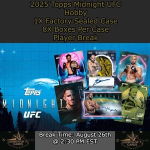 Jean Silva - 2025 Topps Midnight UFC Hobby - 1X Case Player BREAK #14 - Picture 1 of 3