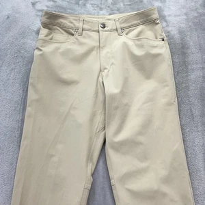 Lululemon ABC Pants Men's 30x30 brown straight Classic READ golf chino preppy - Picture 1 of 18