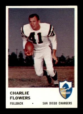 1961 Fleer #156 Charlie Flowers   NM/NM+ X2663756 - Image 1 of 2