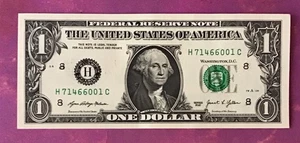 2021 DOLLAR BILL INK SMEAR ON SEAL H 71466001 C - Picture 1 of 3