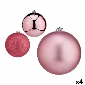 Weihnachtskugeln-Set Krist+ Rosa [4 Stück] - Bild 1 von 2