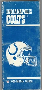 Indianapolis Colts 1990 NFL guía de medios de fútbol americano - Imagen 1 de 1