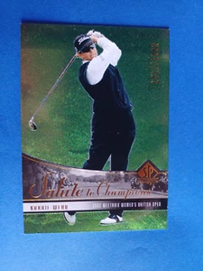 2004 SP AUTHENTIC GOLF KARRIE WEBB #86 #1517/2002 SALUTE TO CHAMPIONS - Picture 1 of 3