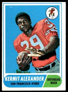 1968 Topps #191 Kermit Alexander San Francisco 49ers - Foto 1 di 2