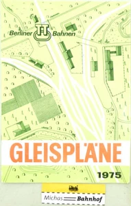 1975 BTTB Gleispläne grün Berliner TT Bahnen DDR 1:120 LJ3 å - Bild 1 von 1