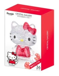 Hello Kitty Crystal Puzzle 36 Piece 3D Puzzle Sanrio NEW - Picture 1 of 2