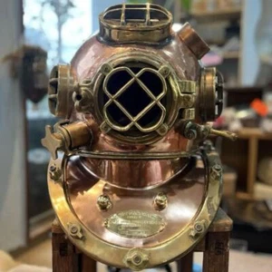 Diving helmet US NAVY DIVING HELMET Height and width: about 44cm - Zdjęcie 1 z 9