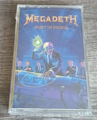 Brand New Sealed! Megadeth Cassette Rust In Peace (1990) Capitol Records Promo - Image 1 of 4