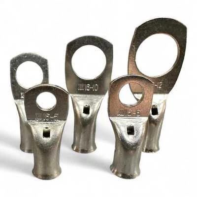 Copper Tube Terminals 16mm2 Cable Battery Starter Cable Lugs Eyelets Tags Crimp - Image 1 of 4