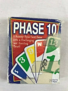 Phase 10 Card Game Family Fun Ages 8 and Up Fundex Games 2 to 6 Players Full Set - Picture 1 of 5