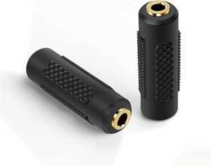 3.5Mm Stereo Jack to 3.5Mm Jack Adapter Female to Female Audio Connector Coupler - Picture 1 of 7