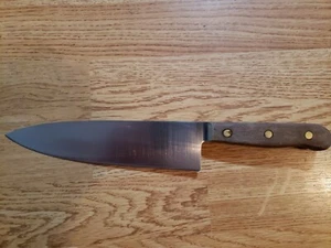Vintage Fine Chicago Cutlery RARE 42S Chef Large Knife 8" Blade SHARP USA - Picture 1 of 3