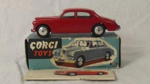 Boxed Corgi 205 Riley Pathfinder 1956-61 Spun Hubs - Picture 1 of 9