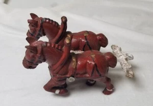 Vintage Cast Iron Horses For Buggy. Horses Only As Shown - Picture 1 of 7