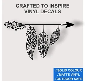 Boho Gothic Pagan Vinyl Decal – Witchy Wall or Car Sticker – UK Made - Picture 1 of 18
