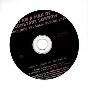 Soggy Bottom Boys - I am a Man Of Constant Sorrow (radio edit) - PROMO CD Single - Picture 1 of 2