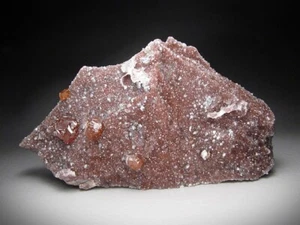 Sphalerite on Quartz Crystals Shuikoushan Ore Field China - Picture 1 of 6