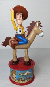 Disney Woody & Bullseye Candy Dispenser Pixar Toy Story 2 1999 McDonalds VINTAGE - Picture 1 of 10