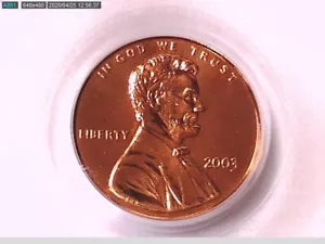2003 P Lincoln Memorial Cent Penny PCGS MS 68 RD 21418463 - Picture 1 of 3