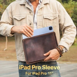 Leather Tablet Sleeve Case Cover For iPad Pro 11" iPad Air10.9" Horizontal Style - Zdjęcie 1 z 8