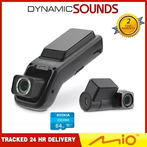 MIVUE J756DS Full HD 1080p Front and Rear WiFi GPS Dual Dash Cam + 64GB SD Card - Picture 1 of 16