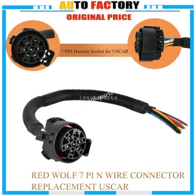 Adaptador de arnés de cableado de enganche de remolque 7 vías para Toyota 4Runner 10-11 Tacoma 09-21 Foto 1 de 4