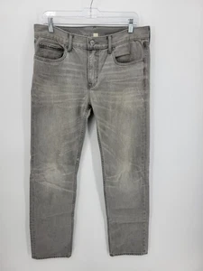 Banana Republic Jeans Herren 33x32 Grau Waschung Slim Fit Five Pocket Denim Freizeit - Bild 1 von 10