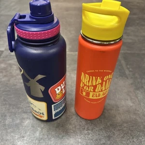 Hydroflask X Dutch Bros Bicchiere Bottiglie Isolate Inox Set di 2 Tazze Acqua - Foto 1 di 14