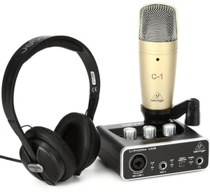 Behringer U-Phoria Studio Recording/Podcasting Bundle - Picture 1 of 11