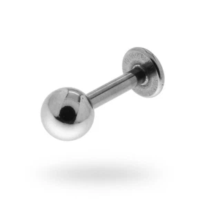 Body Piercing Labret mm 15 con Pallina mm 6 in Acciaio Chirurgico - Picture 1 of 1