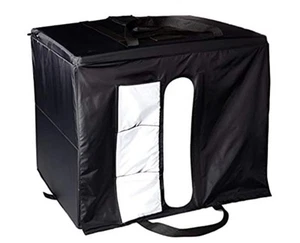 Amazon Basics Caja de Estudio Fotográfico Plegable Portátil con Luz LED, Negra, 25 x 30 - Imagen 1 de 5