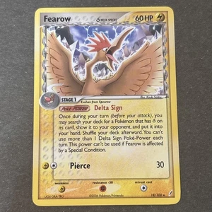 Fearow 18/100 Regular Delta Species EX: Crystal Guardians Pokemon TCG - Picture 1 of 2