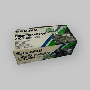 Fujifilm Fuji Discovery DL-270 Zoom 35mm Caja, Control Remoto Manual, Correa | PROBADO - Imagen 1 de 12