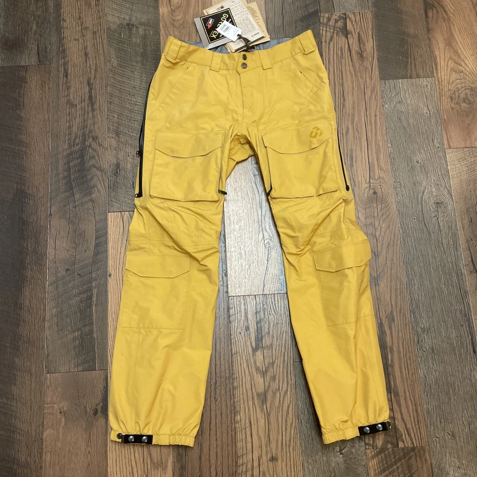 Pantalones de montar Mine 77 3L Gore-Tex ocho bolsillos cargo unisex medianos, oropel nuevos con etiquetas Foto 1 de 4