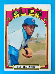 1972 Topps Baseball #410 Fergie Jenkins Chicago Cubs EX/NM - Bild 1 von 2
