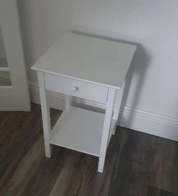 Small Telephone Table Coffee Lamp Plant Stand 1 Drawer Hall Unit Side Furniture - Image 1 of 4