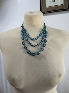 ~FRU FRU~STATEMENT~BOHO~NECKLACE~ GLASS/BEADS~NEW~ - Picture 1 of 3