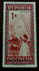 Indonesia: 1949 Airmail - Ending of the Dutch Naval Blocade . Collectible Stamp.
