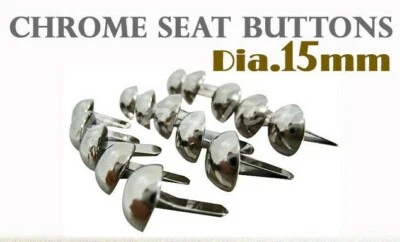 [SC] BOTÓN ASIENTO CROMADO YAMAHA G6 S G6SB G7 S G7S 100 PIEZAS #4  Foto 1 de 4