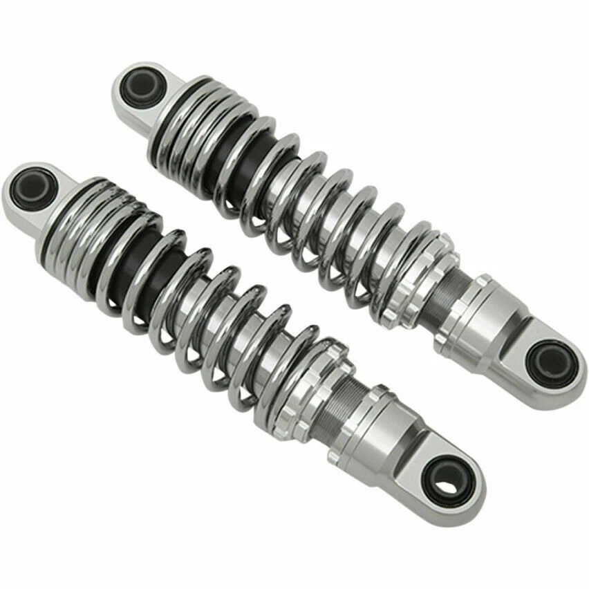 Drag Specialties Chrome Premium Adjustable 13" Shocks 1991-2017 Harley Dyna - Image 1 of 1