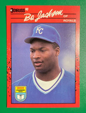 1990 DONRUSS LEARNING SERIES BO JACKSON #38 VERY RARE KC ROYALS FREE SHIPPING