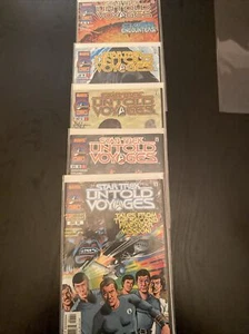 STAR TREK UNTOLD VOYAGES 1-5 COMPLETE MARVEL Comics. NEW/MINT. - Picture 1 of 6