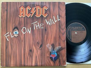 AC/DC- FLY ON THE WALL 1985 US 1ST PRESS MASTERDISK RL HARD ROCK HEAVY METAL VG+