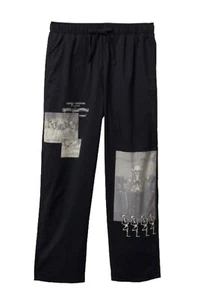 Disney Parks Halloween Mickey The Skeleton Dance Jogger Pants Size XL Black - Picture 1 of 12